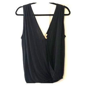 Soft Joie gathered Grecian tank top - cotton (L)